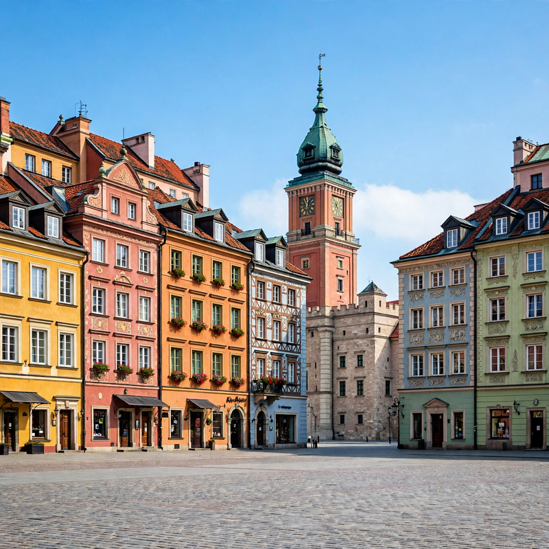 Old Town Market Square, Warsaw